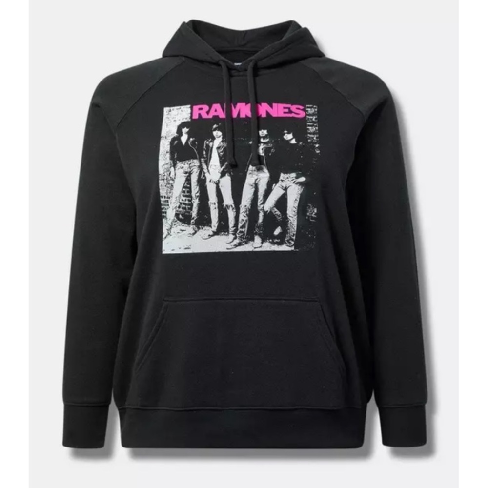 TORRID NWT Ramones Classic Fit Cozy Fleece Hoodie